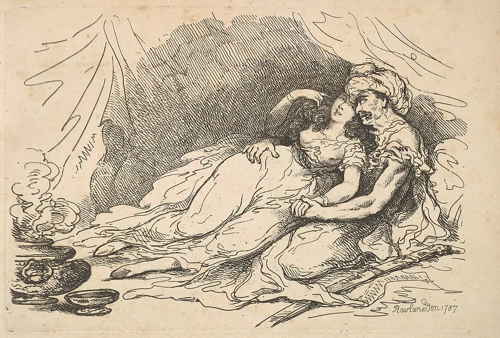 Thomas Rowlandson-5-Amore in Oriente